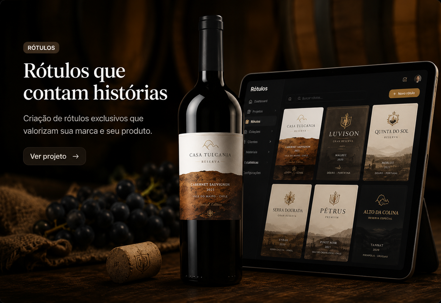 Rótulos que contam histórias